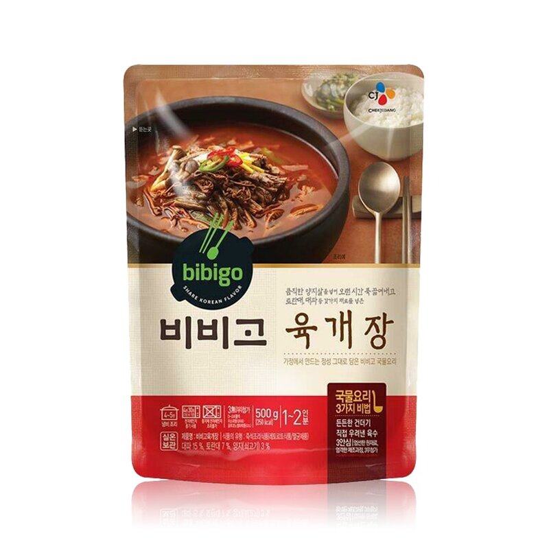 비비고 육개장, 4개, 500g