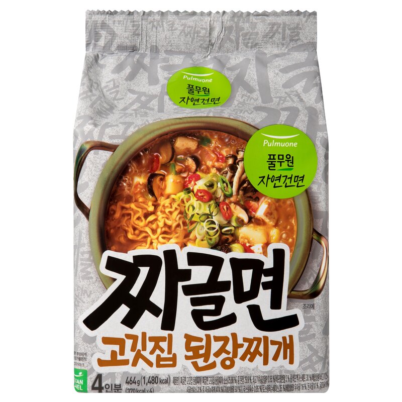 풀무원 짜글면 고깃집 된장찌개 116g, 4개