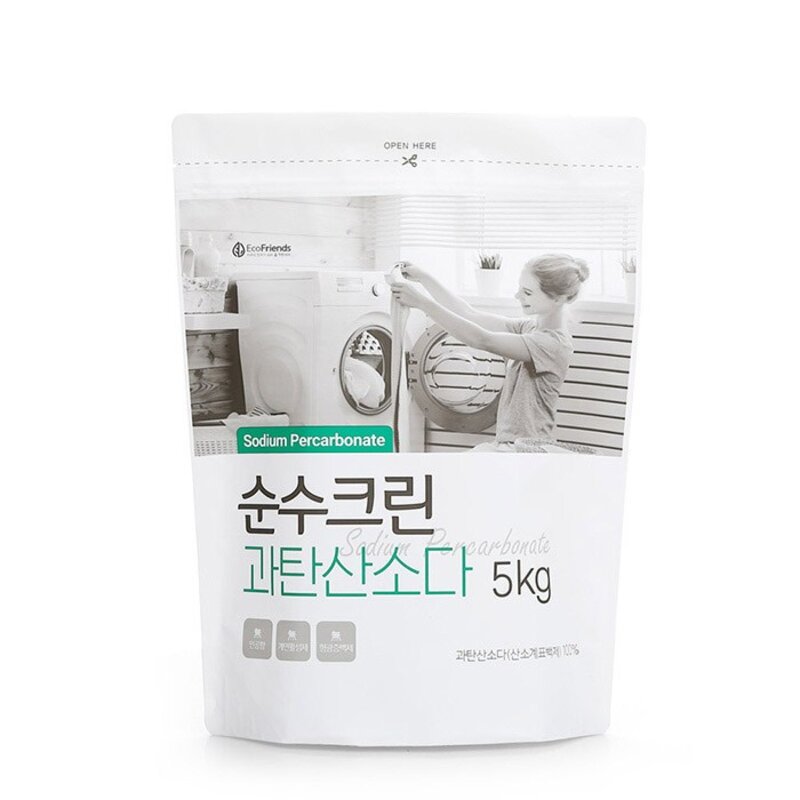 순수크린 과탄산소다 산소표백제 대용량 5kg+스푼1개 1등급원료사용, 1개, 5kg