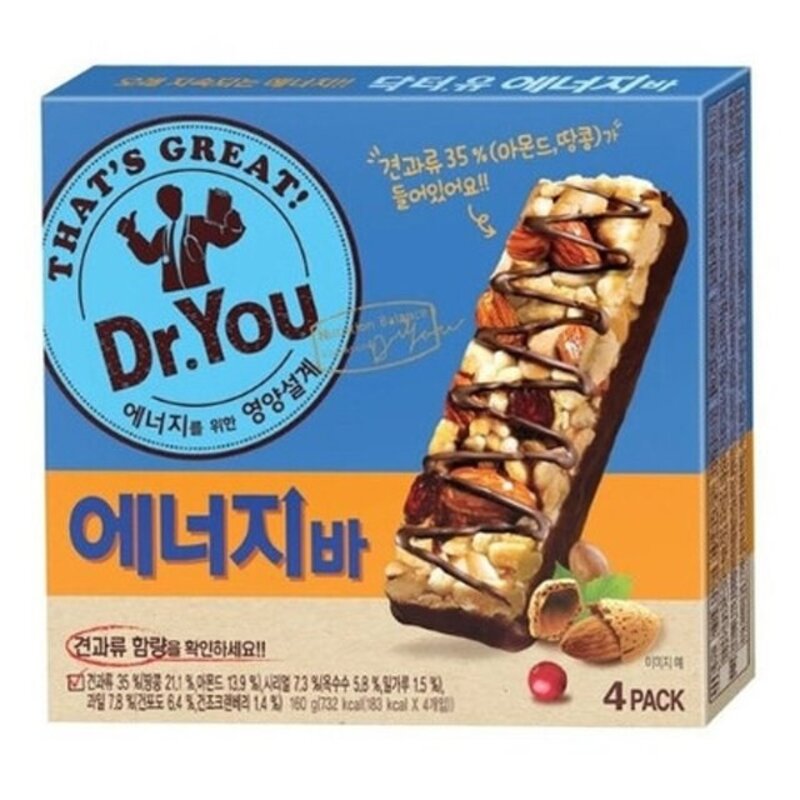 닥터유 에너지바 컴팩트, 408g, 1개