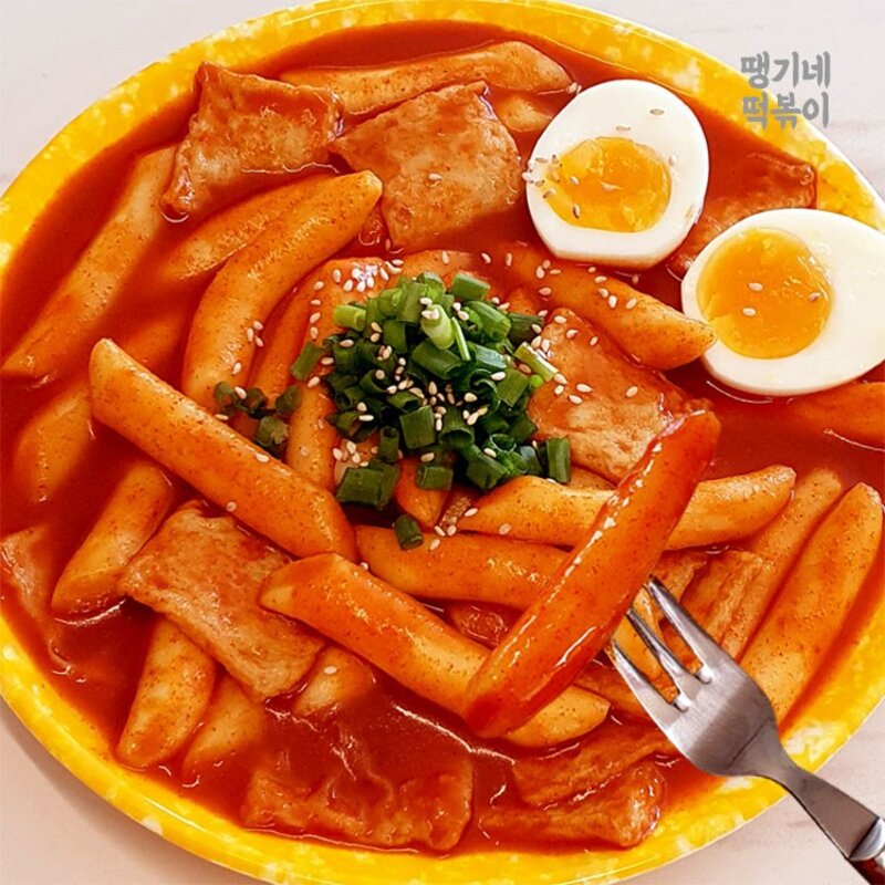 중독성있는 땡기네떡볶이 보통맛 4개, 235g