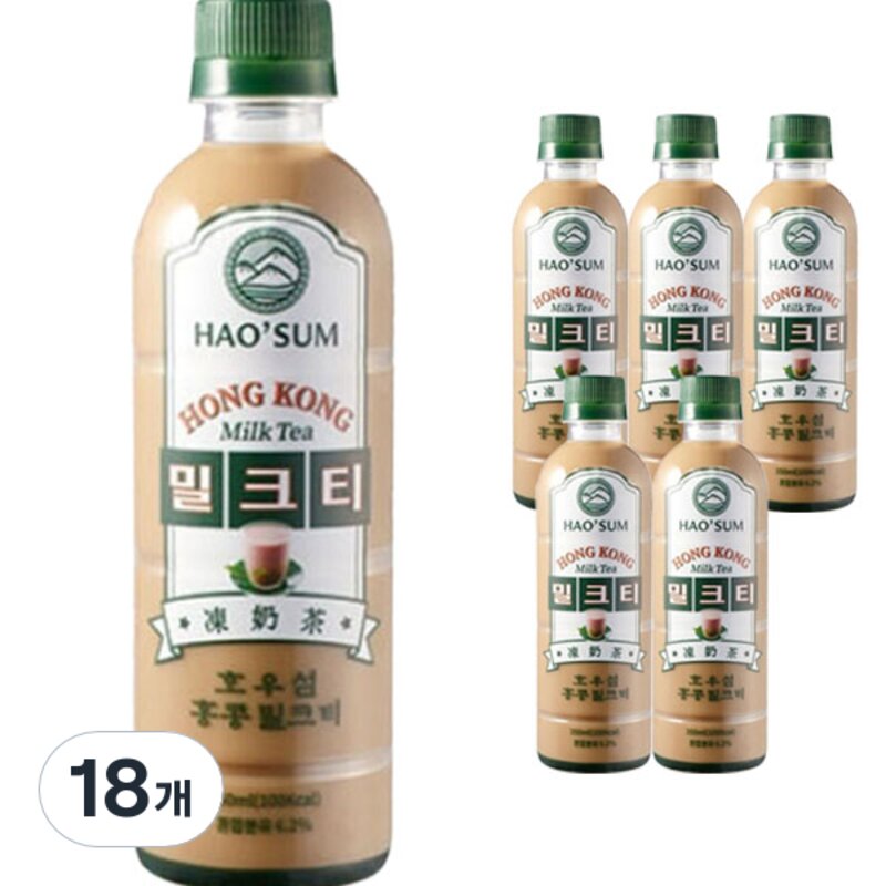 호우섬 홍콩 밀크티, 350ml, 12개