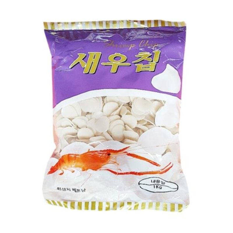 한솔에프디 새우칩 1kg, 3개