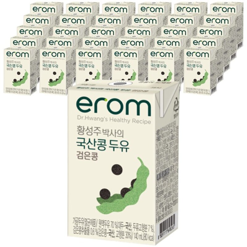 이롬 황성주 박사의 두유 검은콩, 190ml, 24개