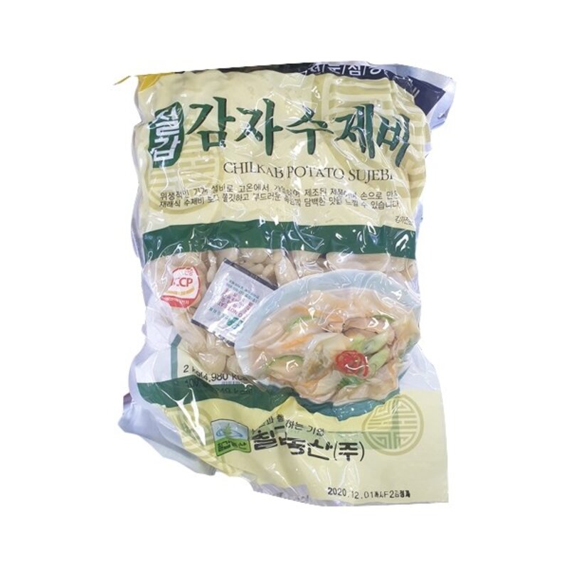 칠갑 감자수제비 2kg, 1개