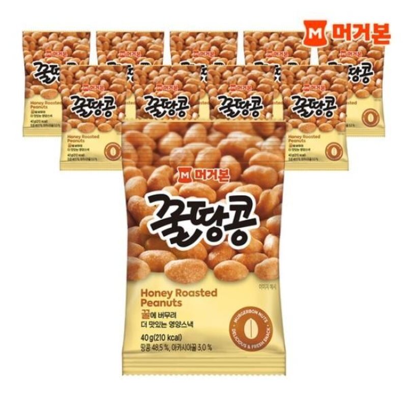 꿀땅콩 40g 24봉, 없음, 24개