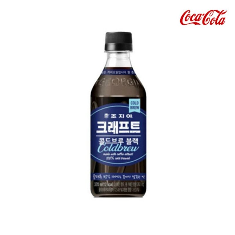 조지아 크래프트 콜드브루 블랙, 상세페이지 참조, 24개, 470ml