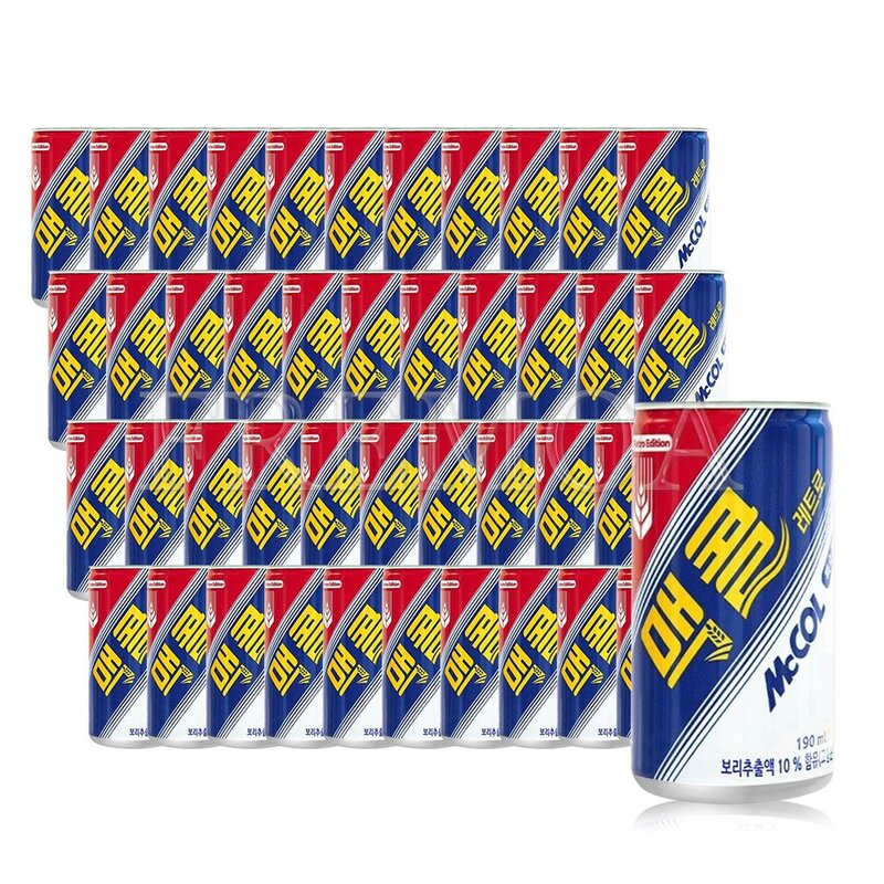 일화 맥콜 캔 190ml x 30캔, 30개