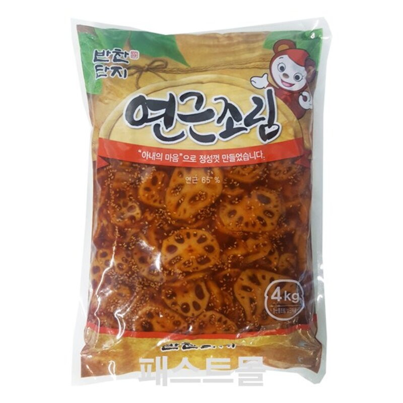 반찬단지 연근조림, 1개, 1kg