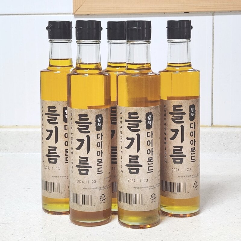 오메가3 함유 다이아몬드 생들기름 저온압착 300ml 신수코리아, 1개