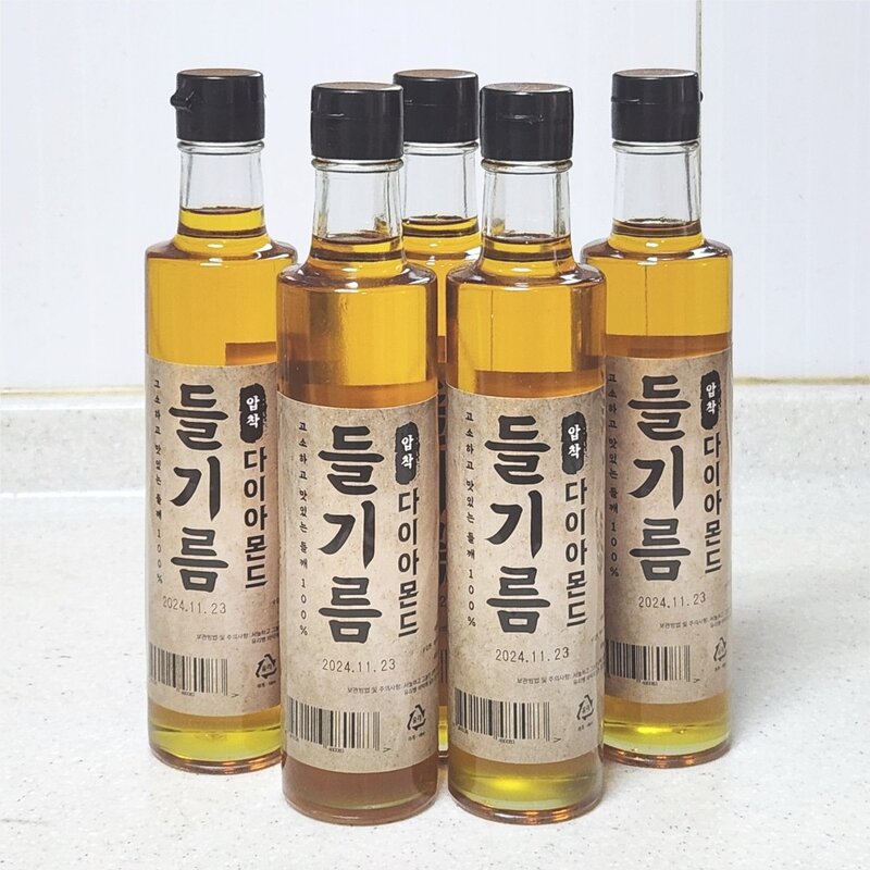 오메가3 함유 다이아몬드 생들기름 저온압착 300ml 신수코리아, 1개