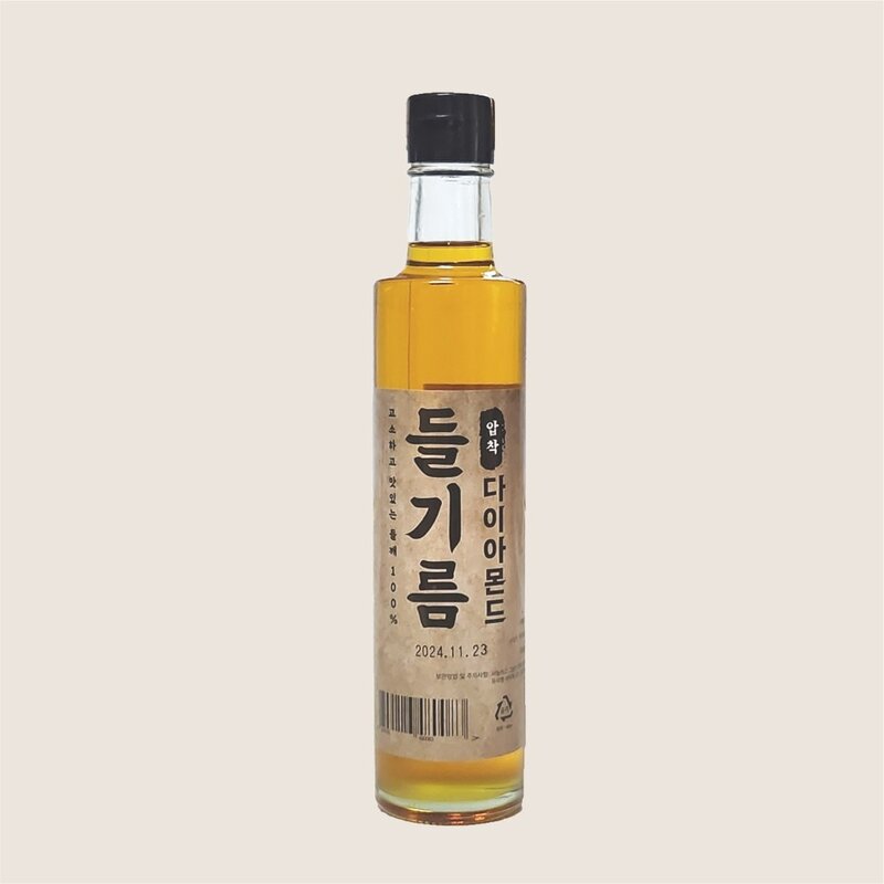 오메가3 함유 다이아몬드 생들기름 저온압착 300ml 신수코리아, 1개