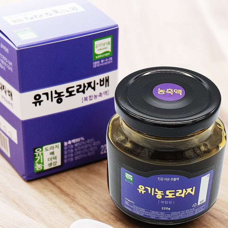 내추럴참푸드 유기농 도라지 복합청, 220g, 1개