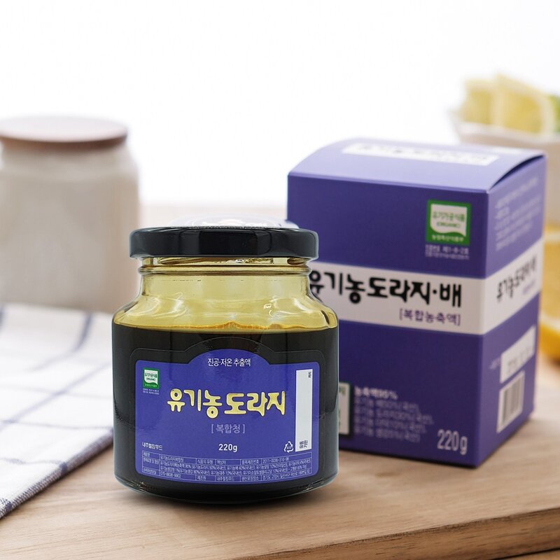 내추럴참푸드 유기농 도라지 복합청, 220g, 1개