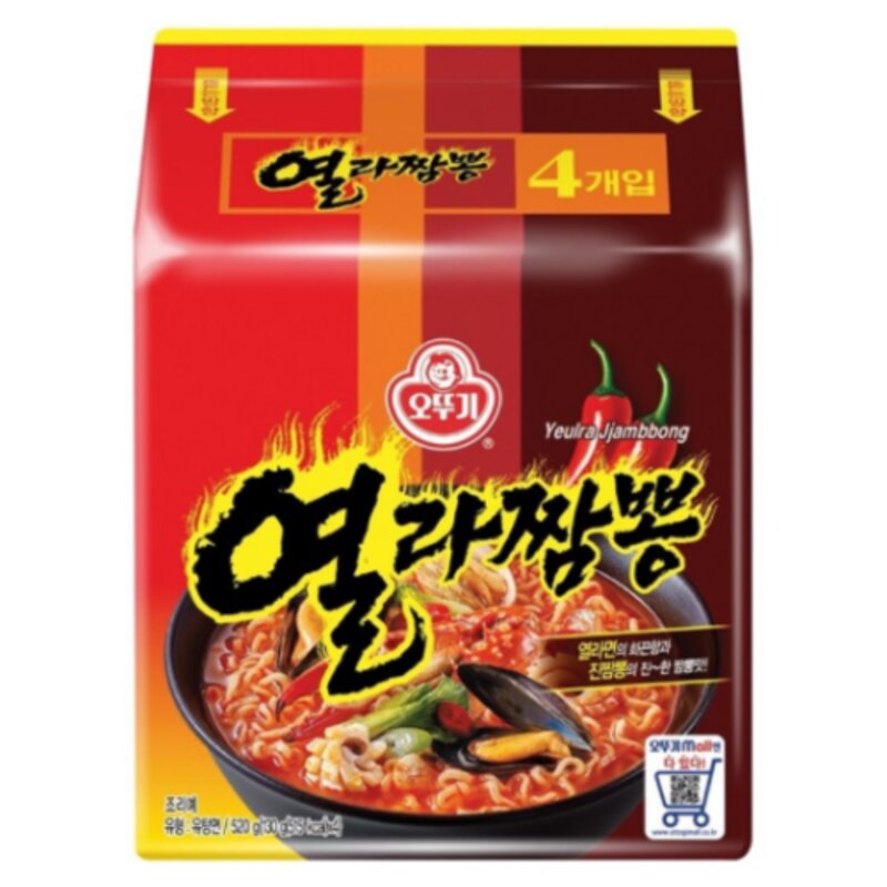 오뚜기 열라짬뽕 130g, 8개