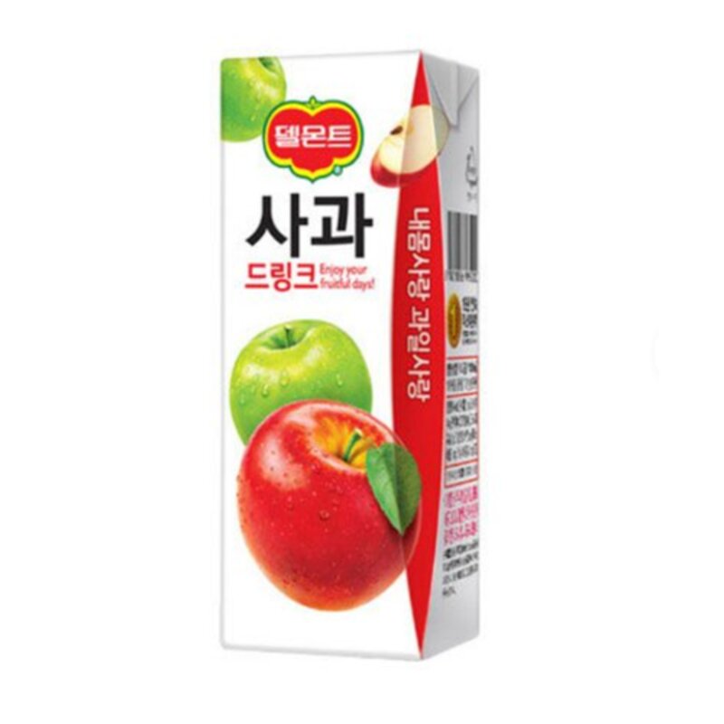 (190mlx32팩 혼합구성) 델몬트드링크팩 오렌지포도사과망고 주스 과즙음료, 190ml, 32개