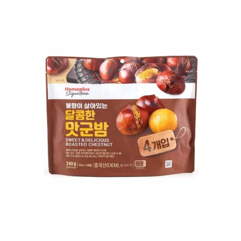 홈플러스시그니처 달콤한 밤 2종세트(맛밤 맛군밤) 60g*4입(240g), 1개, 240g