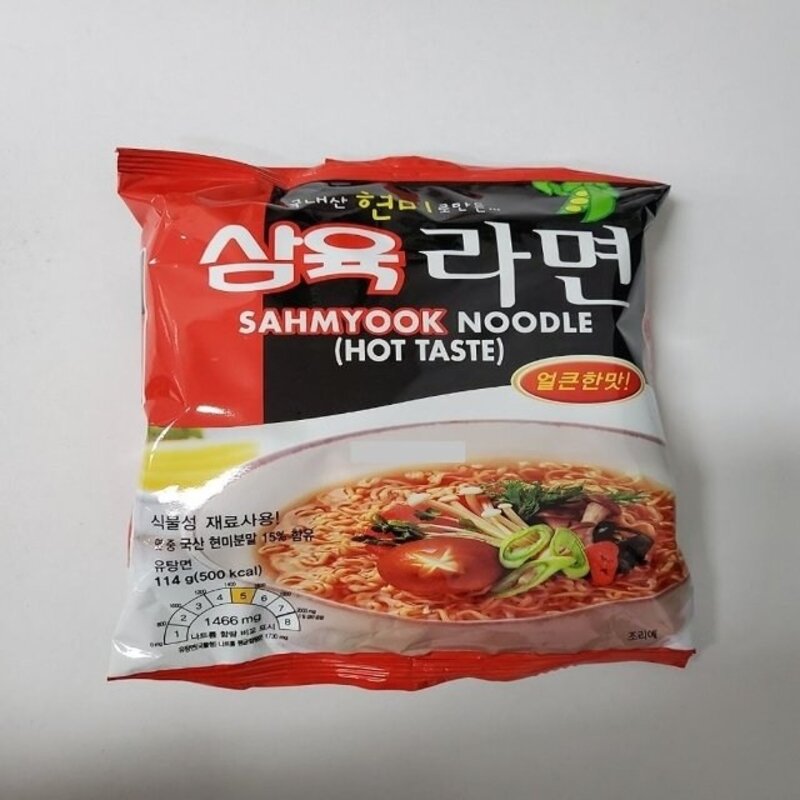 삼육 얼큰채식라면, 4개