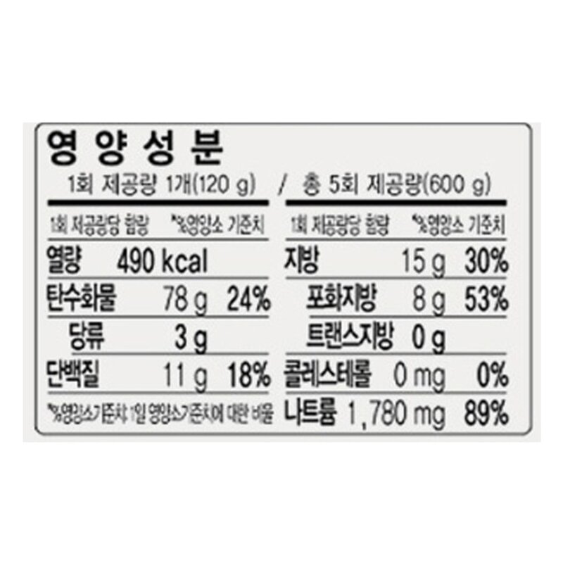 틈새라면 빨계떡 120g, 10개