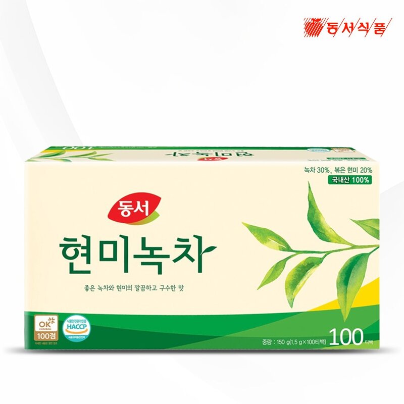 동서 현미녹차100T+둥글레차100T+메밀차100T 1.5ml, 300개, 100개입