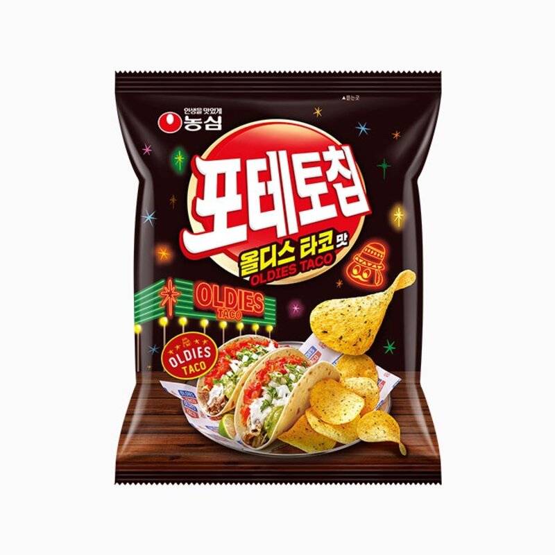 농심 포테토칩 올디스타코맛 50gX16 (박스)