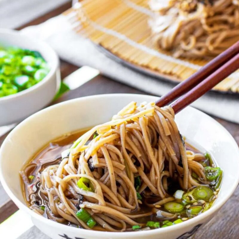 전국 맛집 [봉평메밀마당] - 국산 메밀국수 5~6인분, 1kg, 1개, 비빔막국수 6인분(+소스)