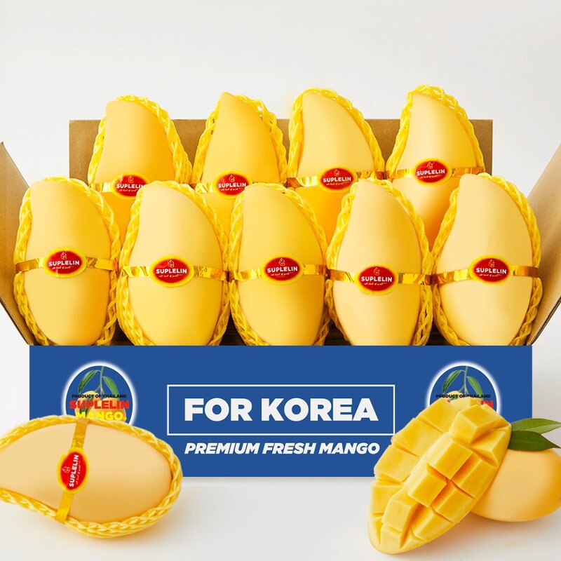 [수플린] 고당도 베트남 망고 4kg(8~16과/로얄과), 1박스, 4kg(8-16과)