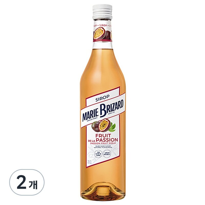 마리브리자드 패션프루츠 시럽 700ml 2개