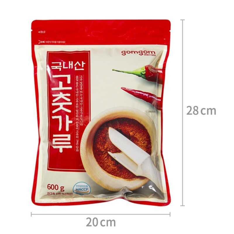 곰곰 국내산 고춧가루, 600g, 1개