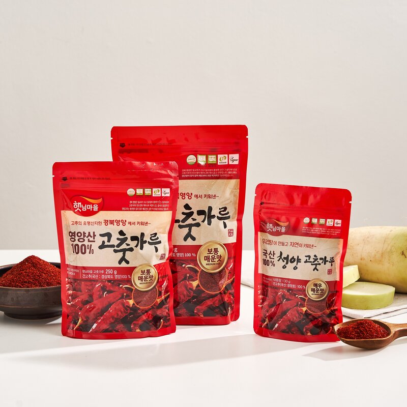 햇님마을 국산 청양 고춧가루 매우 매운맛, 130g, 1개