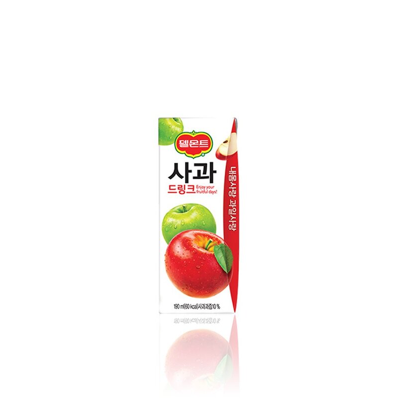 델몬트 드링크 사과 190ml 24개