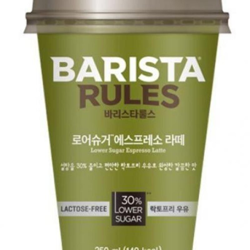 바리스타 로슈거에스프레소라떼 매일유업 냉장 250ml, 250ml, 1개