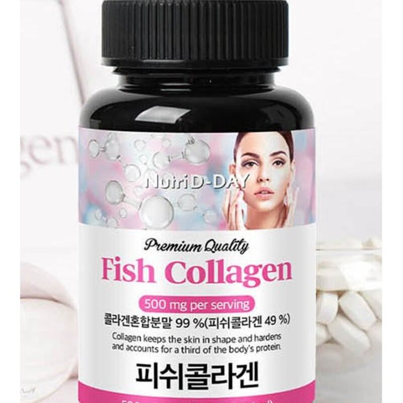 뉴트리디데이 프리미엄 피쉬 콜라겐 타블렛, 45g, 1개