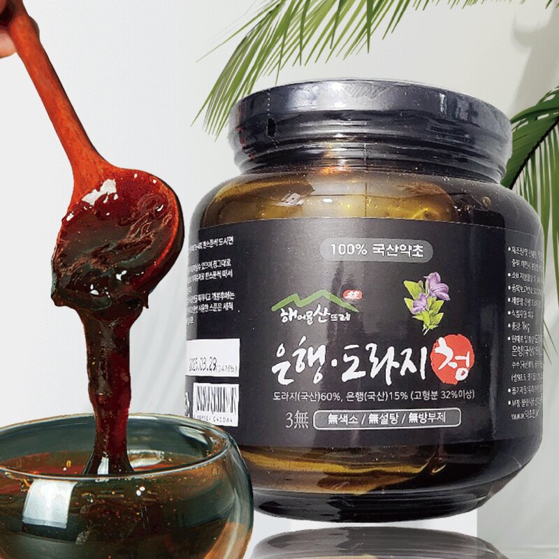 약초인 은행도라지청, 1kg, 1개