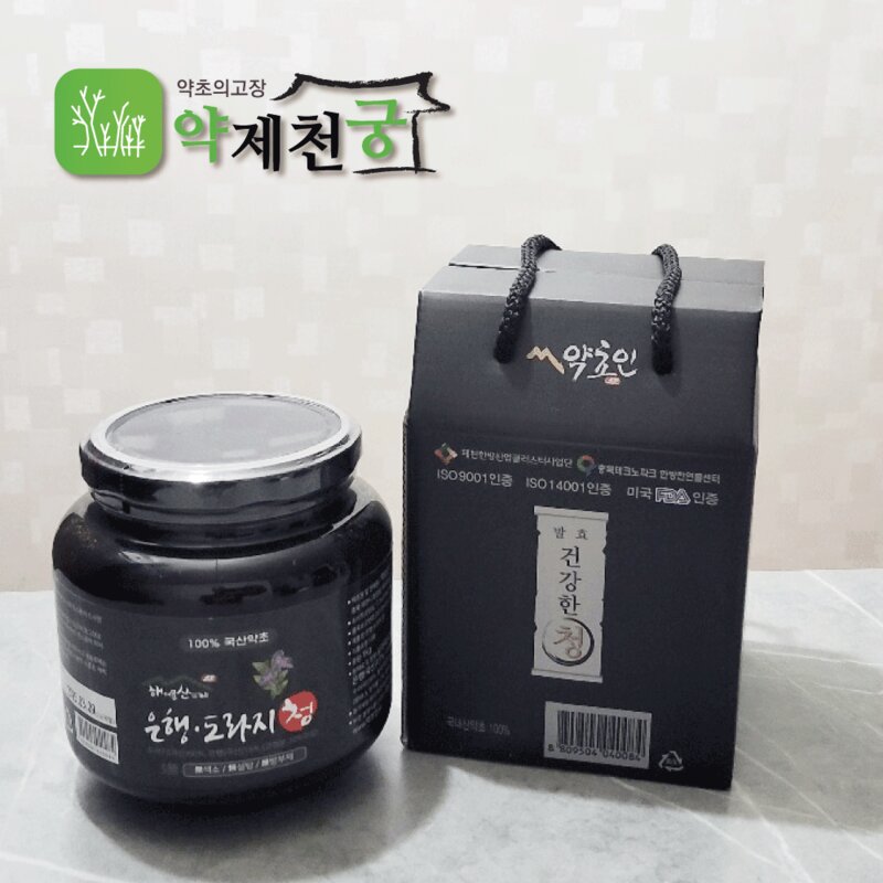 약초인 은행도라지청, 1kg, 1개