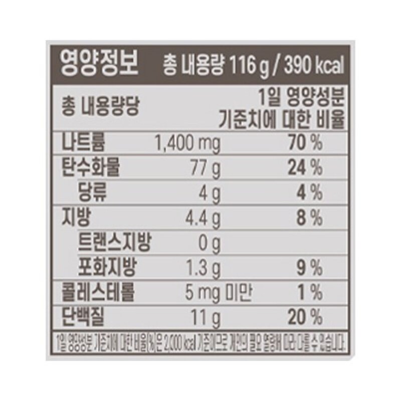 더미식 장인라면 얼큰한맛 116g, 4개