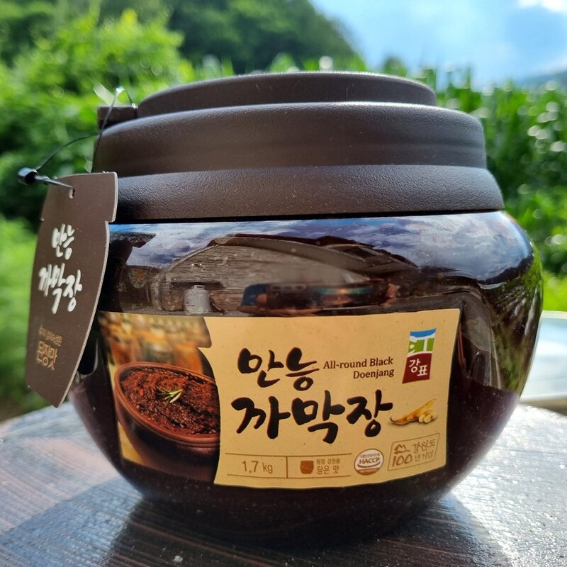 강원도 막장 만능 까막장 재래식 시골 된장 1.7kg