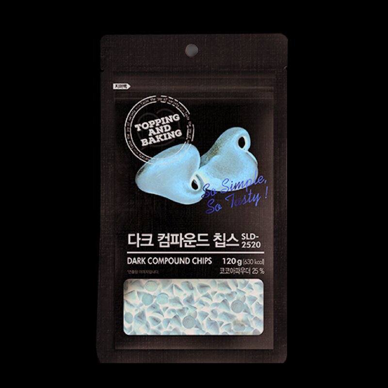 큐원 다크 컴파운드 칩스, 120g, 1개