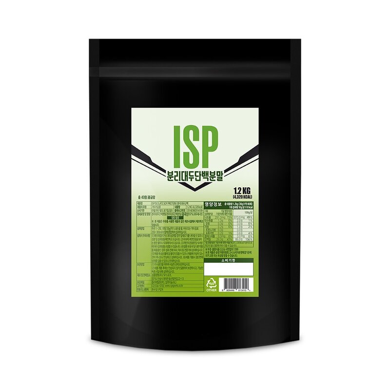 SP스포츠 ISP 분리대두단백질 1.2kg