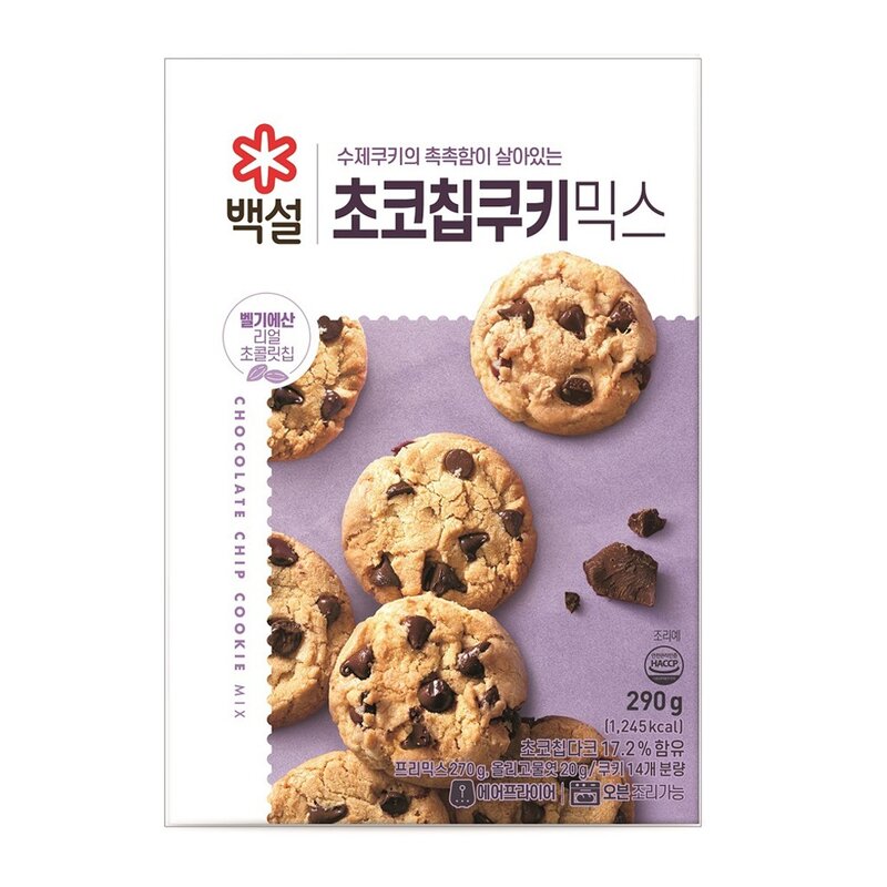 백설 초코칩 쿠키믹스, 290g, 1개