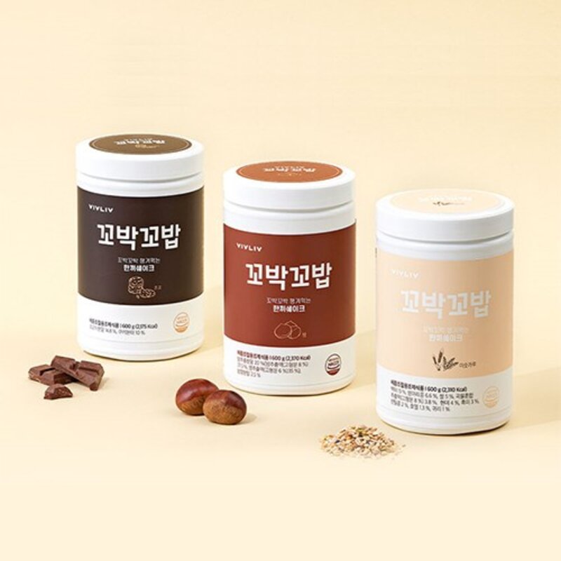 비브리브 꼬밥꼬밥 초코 다이어트쉐이크, 600g, 1개