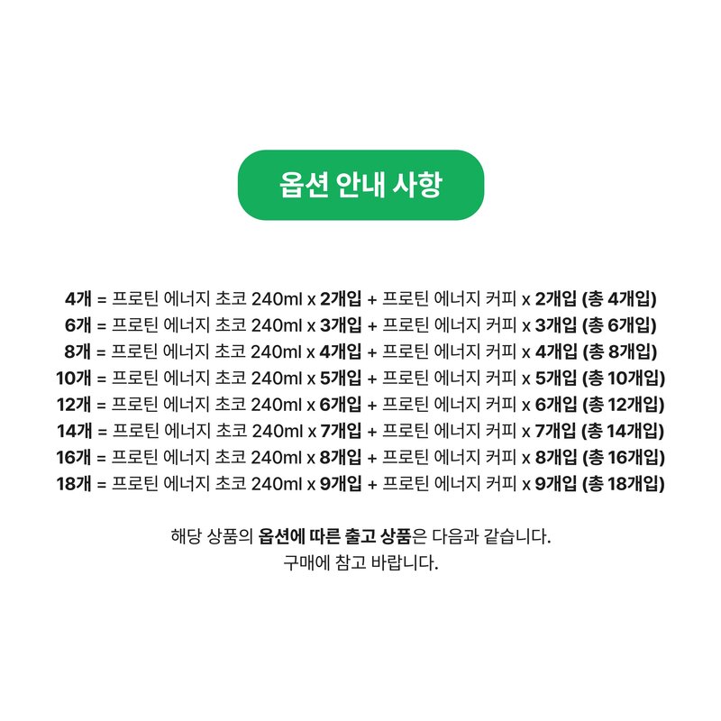 서울우유 프로틴 에너지 초코  커피 240ml 16개