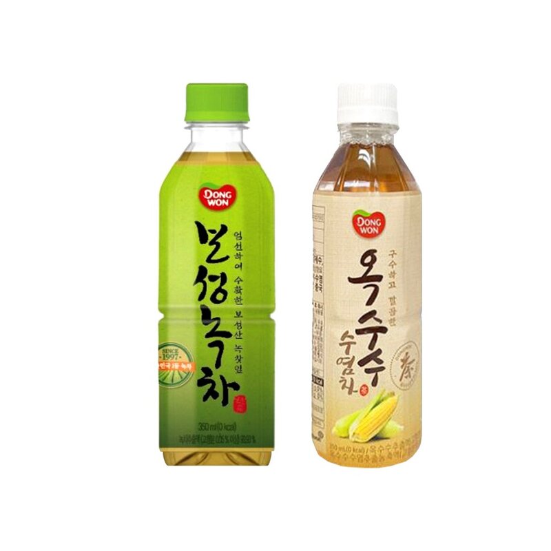 동원 보성 녹차 350ml 12입  옥수수 수염차 350ml 12입