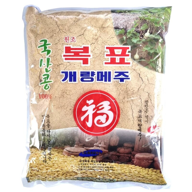 국산콩 개량메주가루 1kg 메주가루 국내산 고추장용 1kg 1개