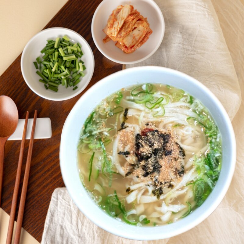 전국맛집 [봉평메밀마당] 수타식 생면 멸치 칼국수, 182g, 10개