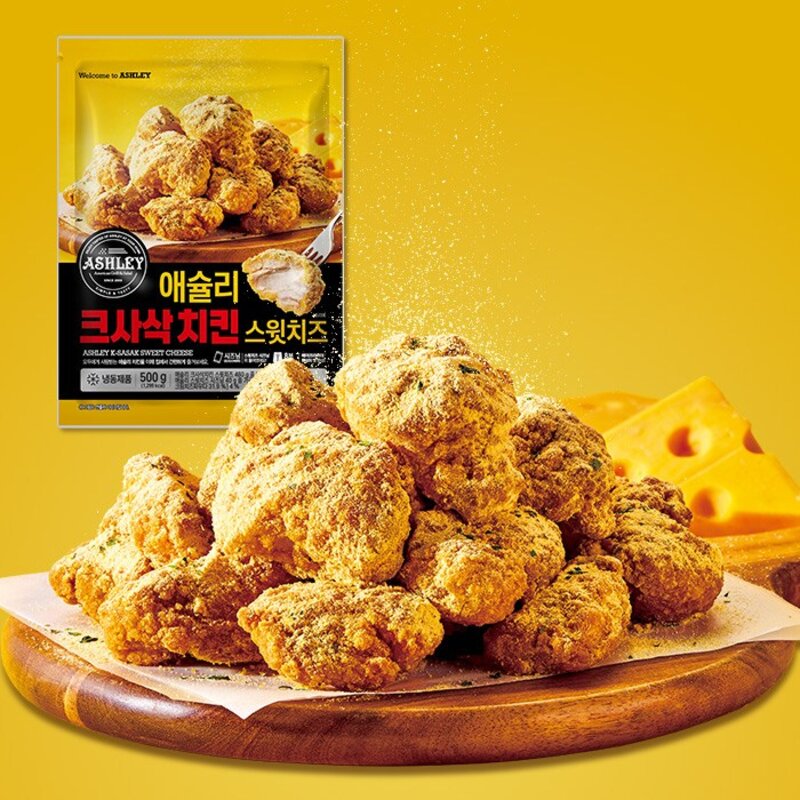 애슐리 크사삭 치킨 스윗치즈 뿌링클 500g 1개