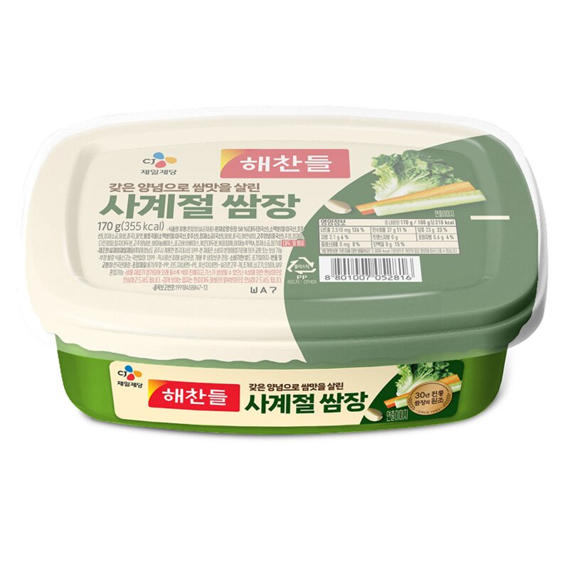 해찬들 사계절 쌈장, 170g, 1개