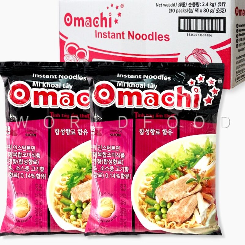 베트남라면 오마치 돼지고기맛 Omachi suon 80g 30개