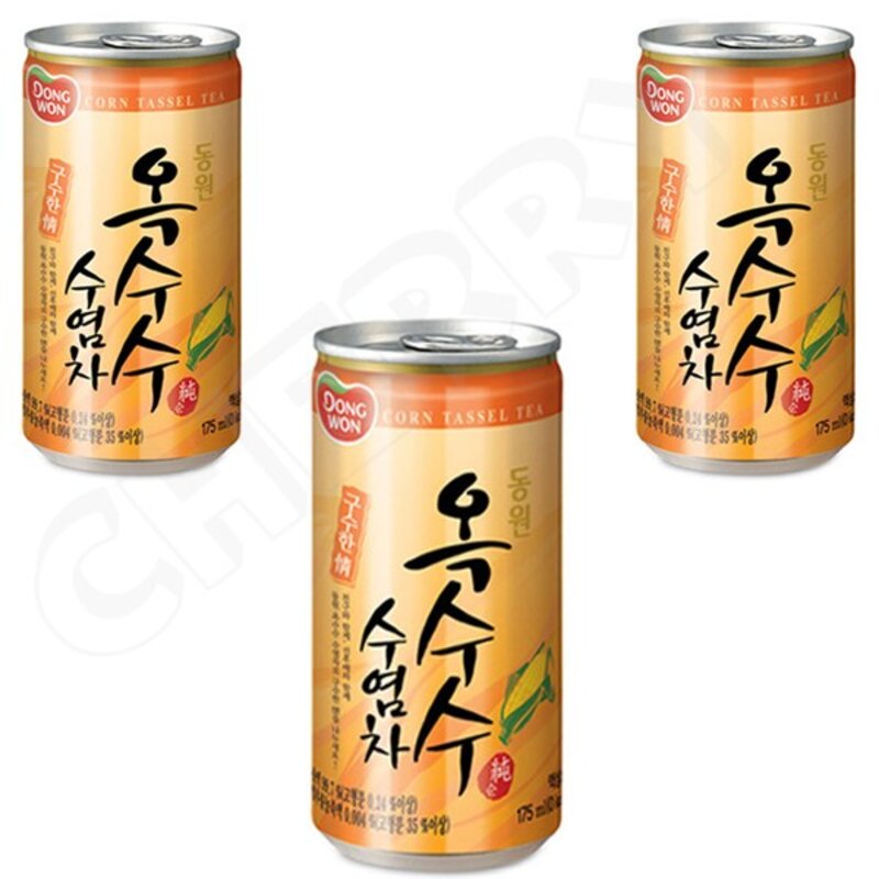 동원 옥수수수염차캔 175ml x 30개 차음료 업소용음료도소매, 175ml, 30개