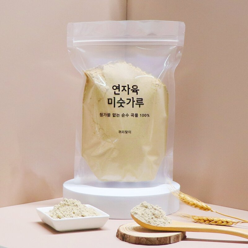 귀리맞이 식사대용 선식 연자 볶은 연자육 연꽃씨 연씨 분말 연자육미숫가루, 2개, 500mg